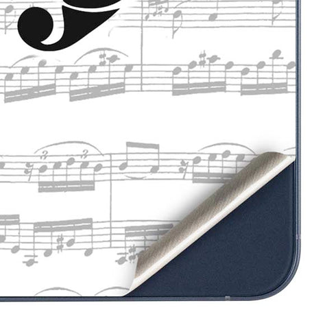 BW Musical Notes Galaxy A35 5G Skin